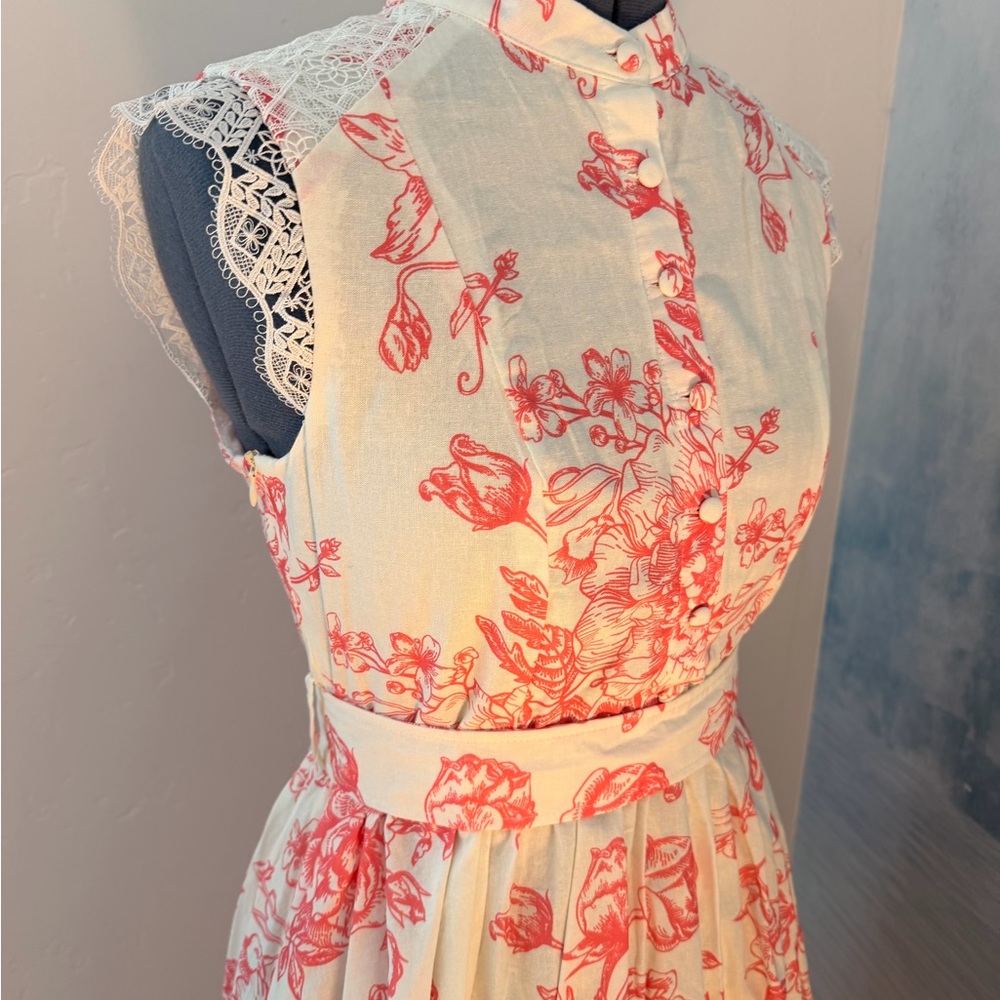Floral Print Maxi Dress #118 - Picture 3 of 6